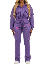 Natanya Purple Cargo Stacked Trackset