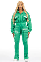 Natanya Green Cargo Stacked Trackset