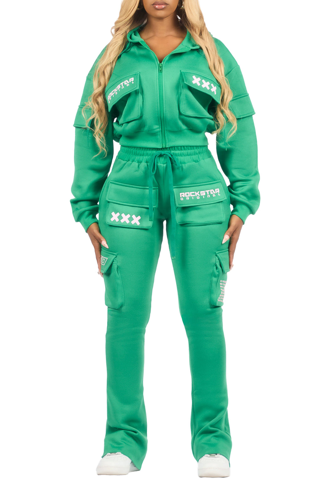 Natanya Green Cargo Stacked Trackset