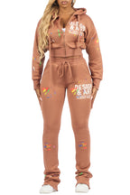 Kristiane Mocha Crop Super Stacked Trackset