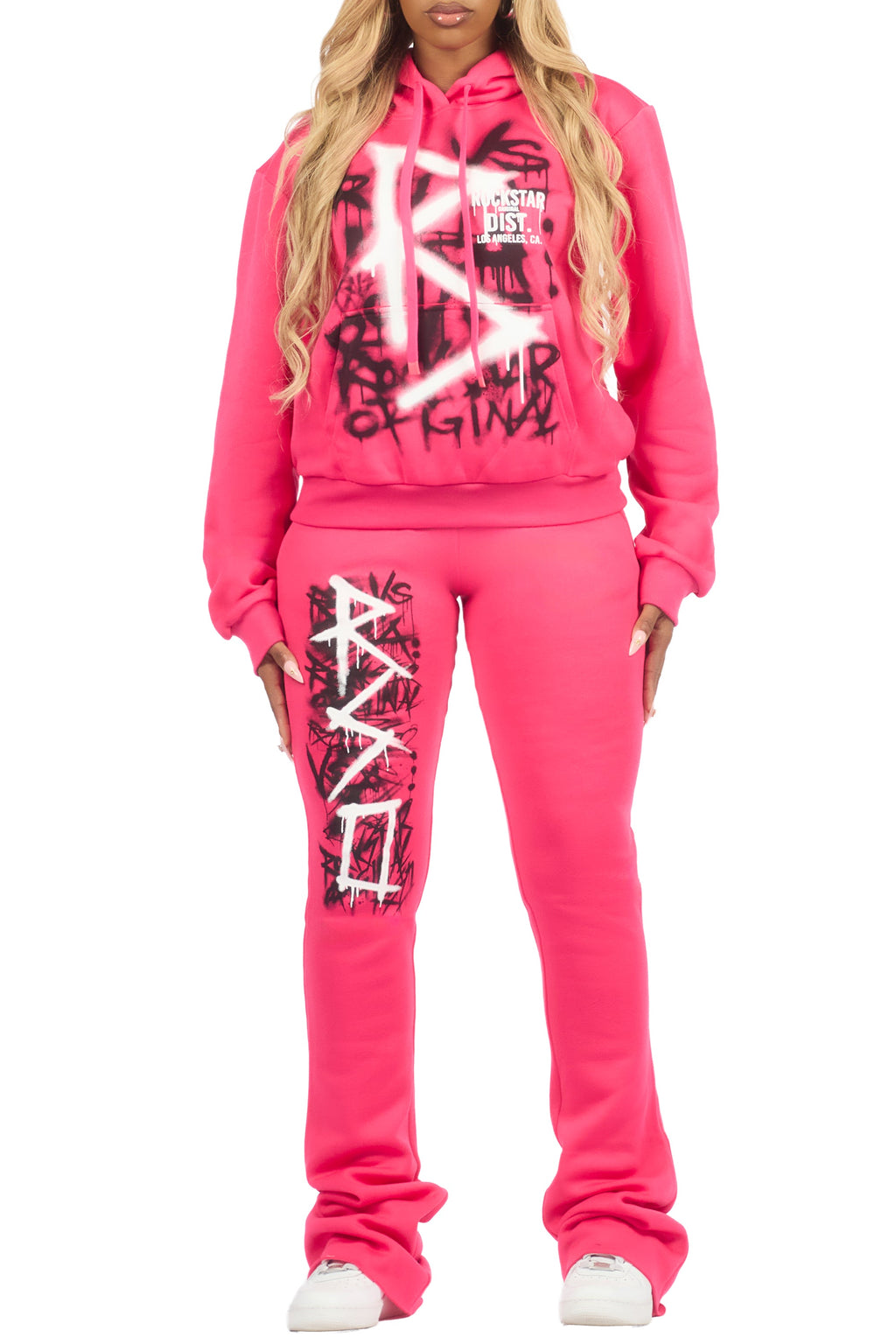 Tanesha Hot Pink Super Stacked Trackset