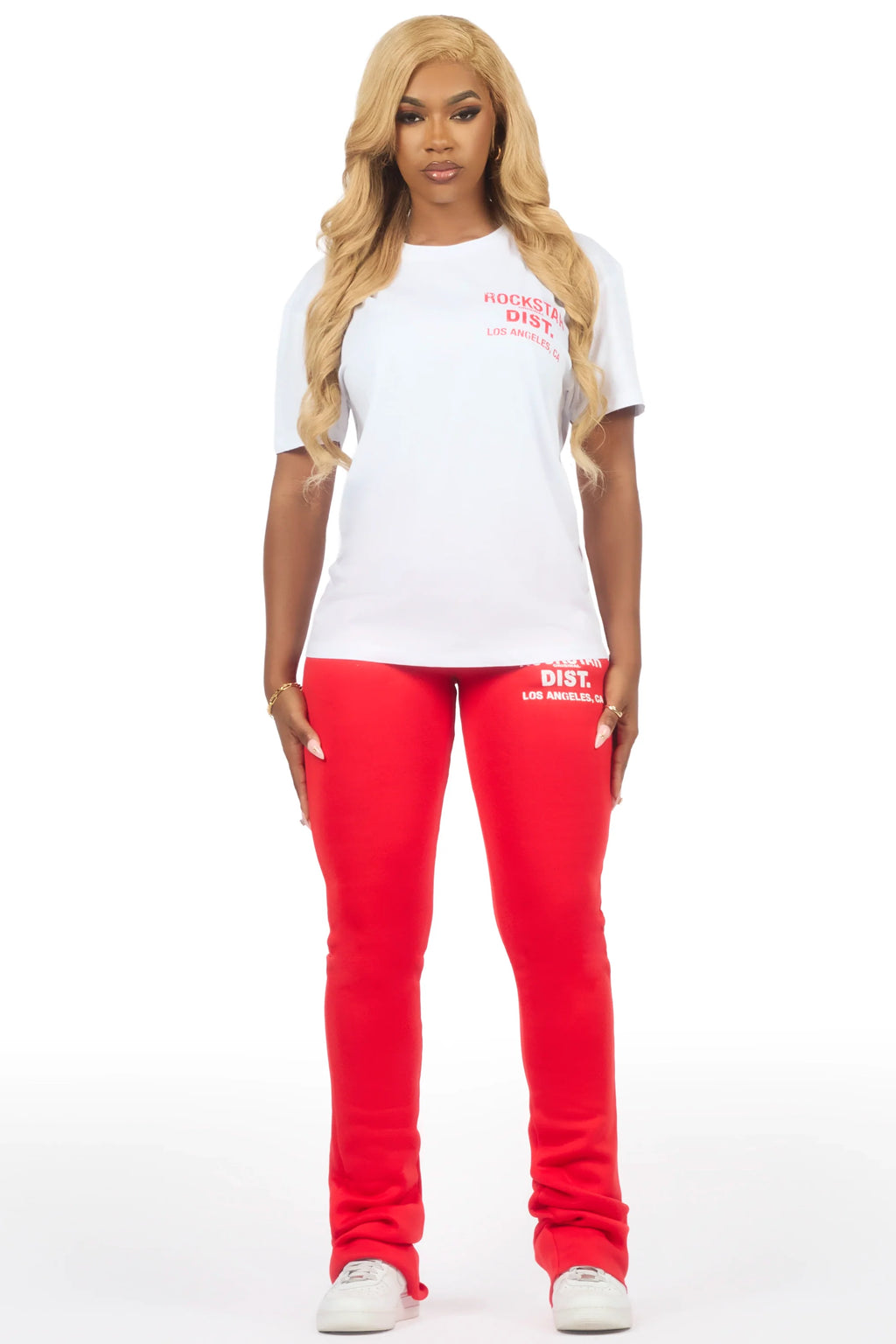Dalasia 2.0 White/Red T-Shirt Track Set