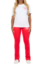 Dalasia 2.0 White/Red T-Shirt Track Set