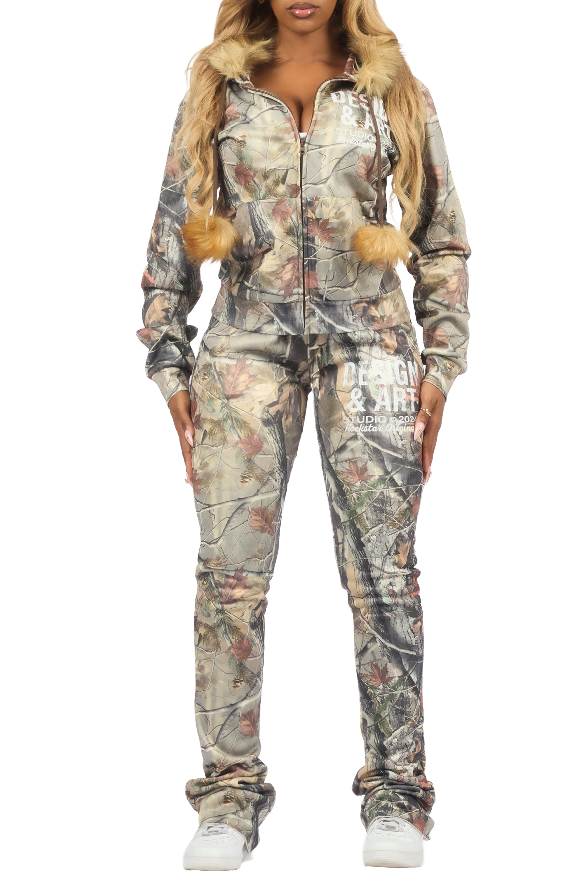 Benita Grey Tree Camo Super Stacked Trackset
