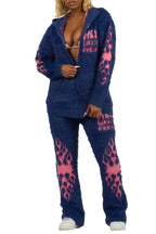 Sheriece Navy Super Stacked Trackset