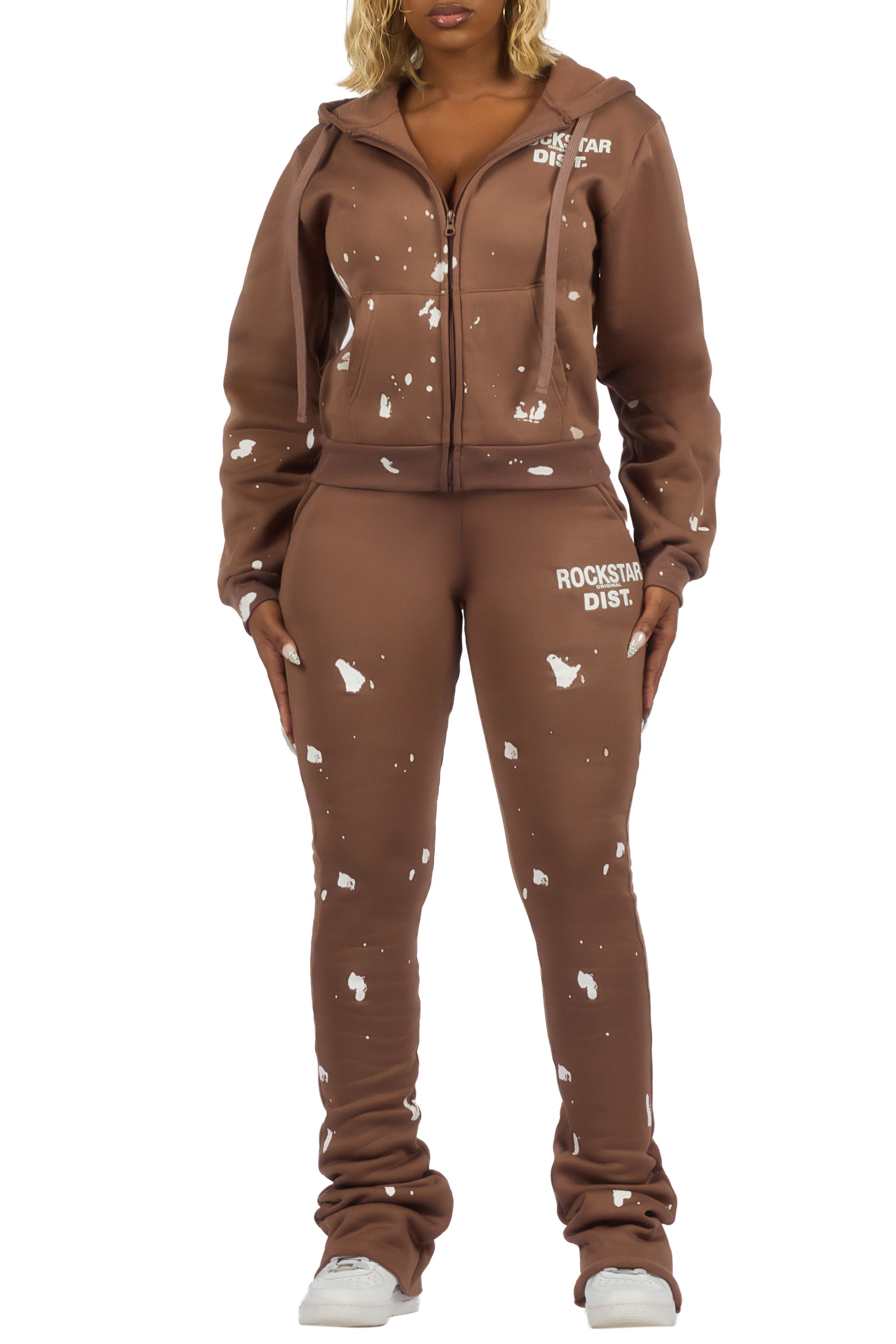 Halloway Mocha Zip Up Super Stacked Trackset