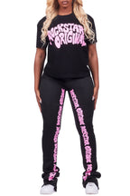 Monique Black T-Shirt Trackset