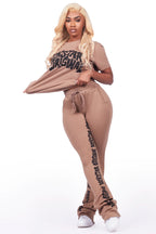 Monique Mocha T-Shirt Trackset