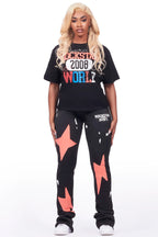 Aliyah Black T-Shirt Trackset