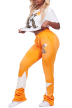 Delgera White/Orange T-Shirt Trackset