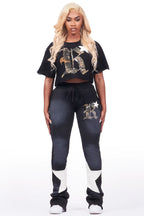 Delgera Black T-Shirt Trackset