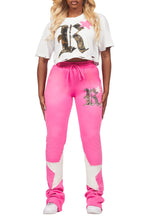 Delgera White/Pink T-Shirt Trackset