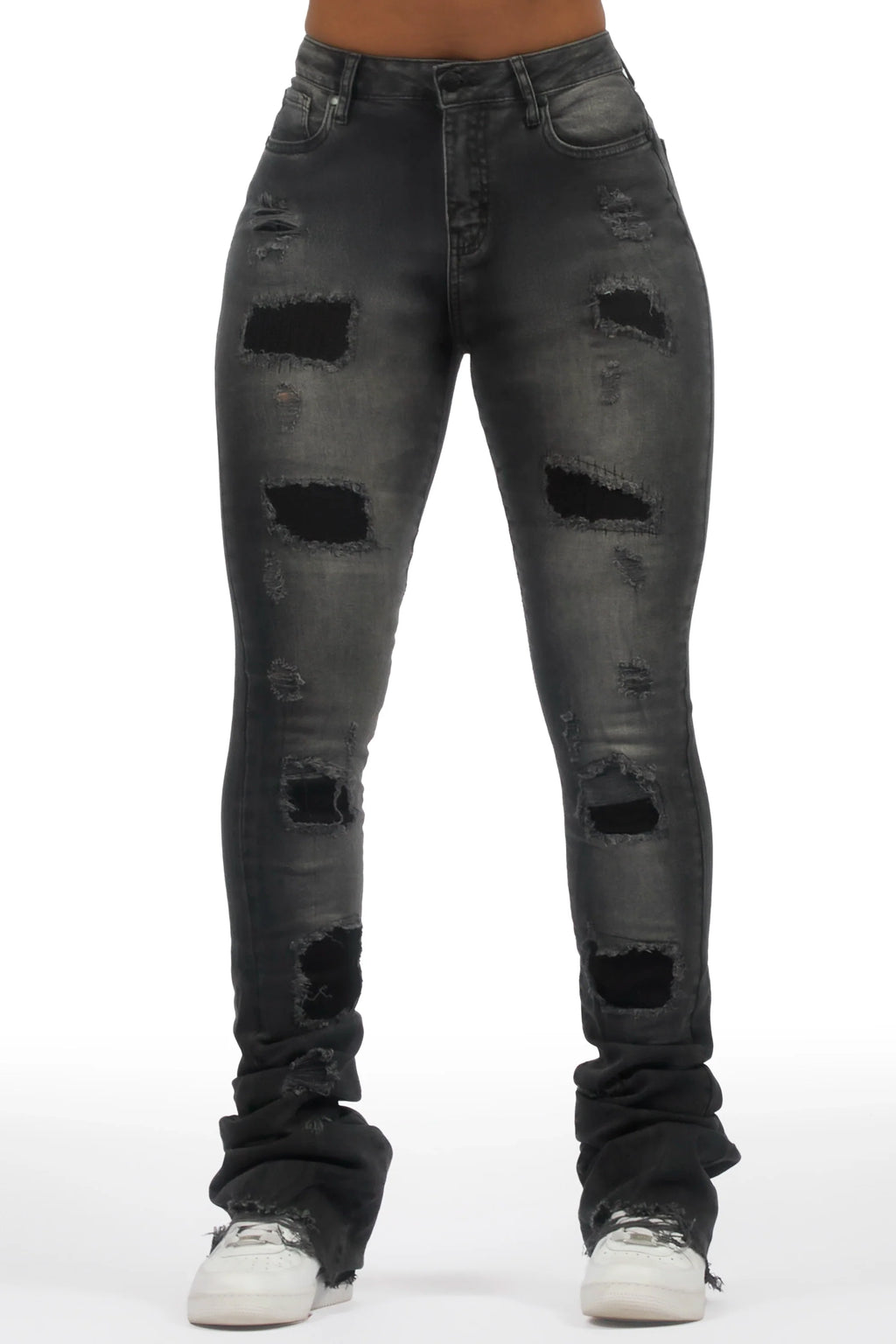 Remy Black Super Stacked Jean