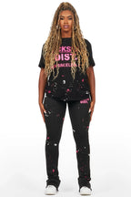 Jalynn Black T-Shirt Trackset