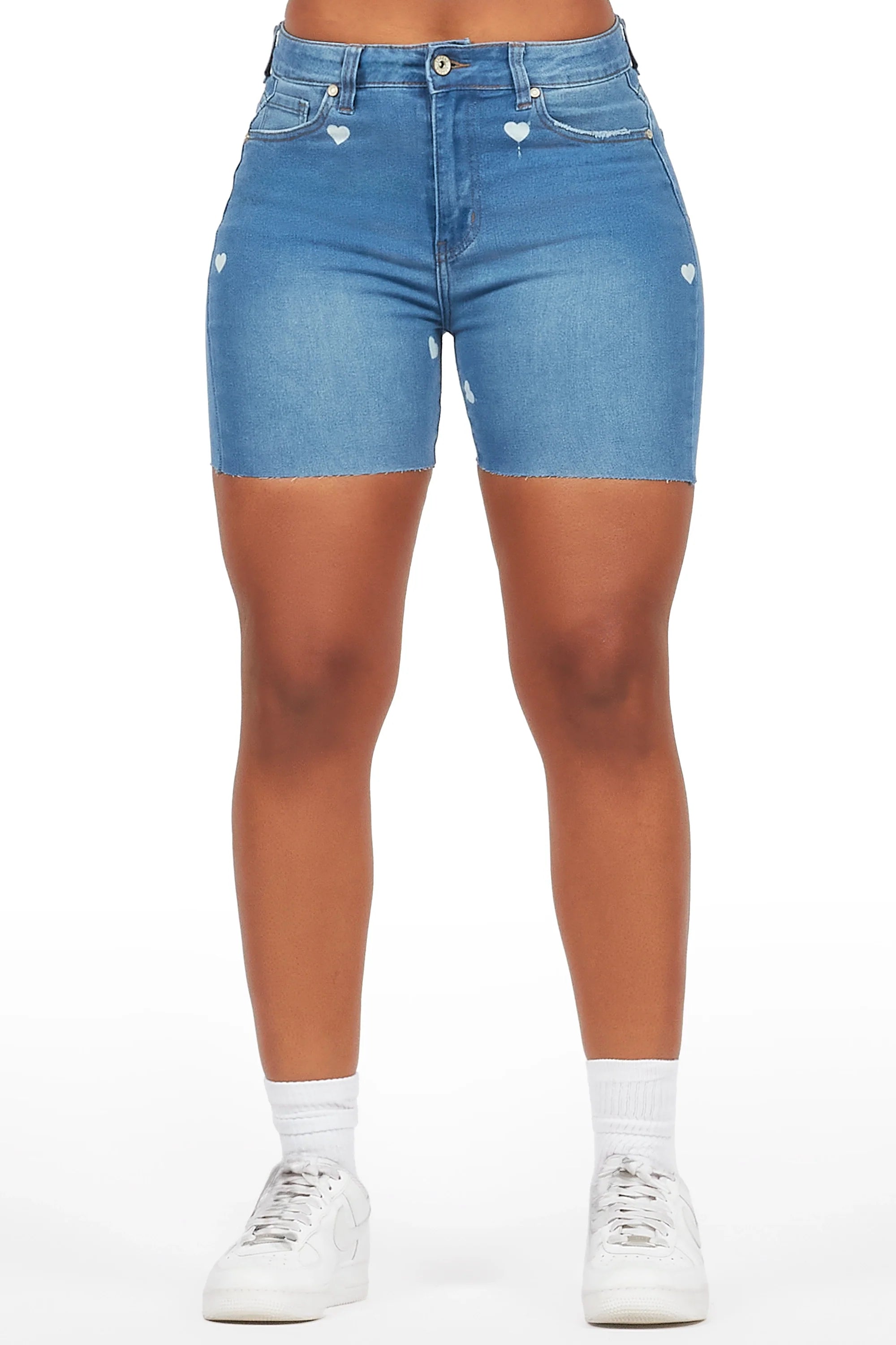Tanzy Med. Wash Denim Short