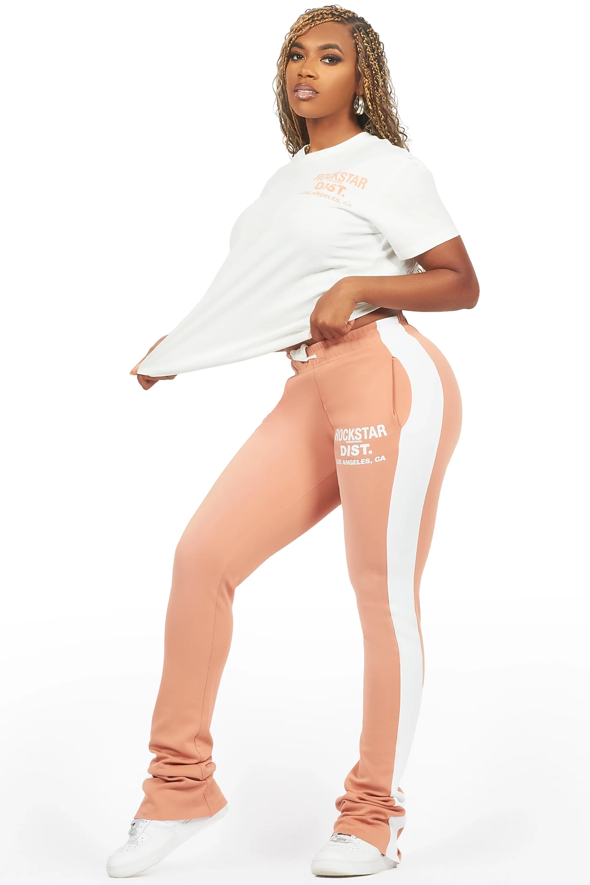 Atlanty 2.0 White/Mocha T-Shirt Trackset