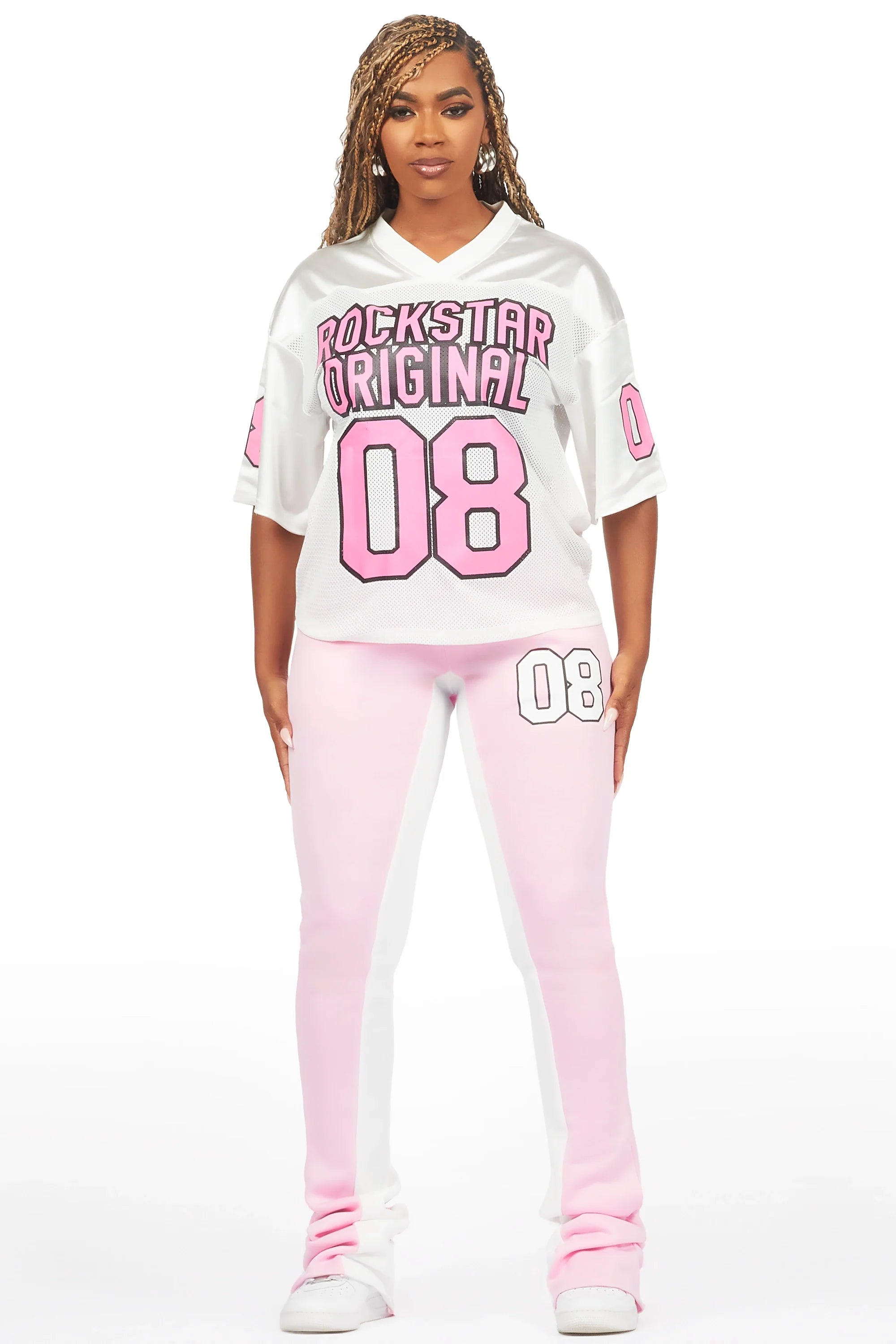 Gaiea White/Pink Jersey Trackset