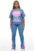 Bridgette Navy T-Shirt Trackset