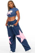 Shelley Navy T-Shirt Trackset