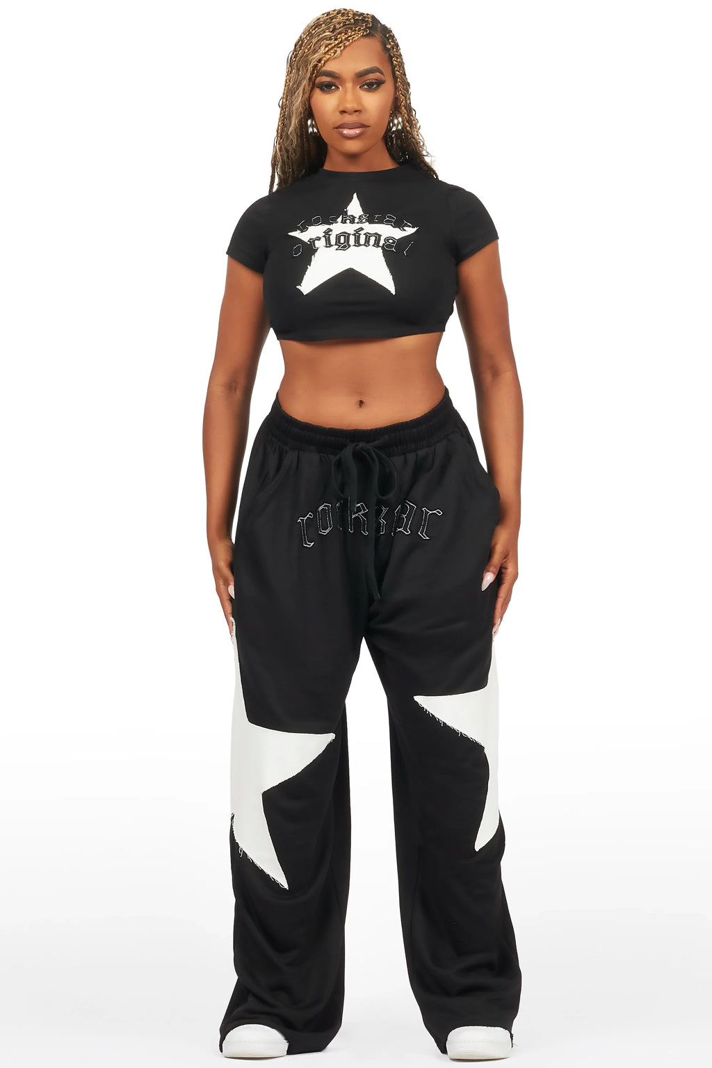 Shelley Black/White T-Shirt Trackset