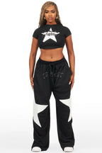 Shelley Black/White T-Shirt Trackset