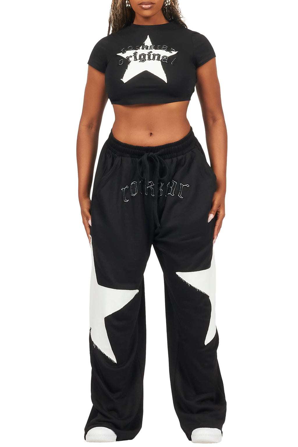 Shelley Black/White T-Shirt Trackset