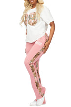 Linnea White/Pink T-Shirt Tapestry Trackset