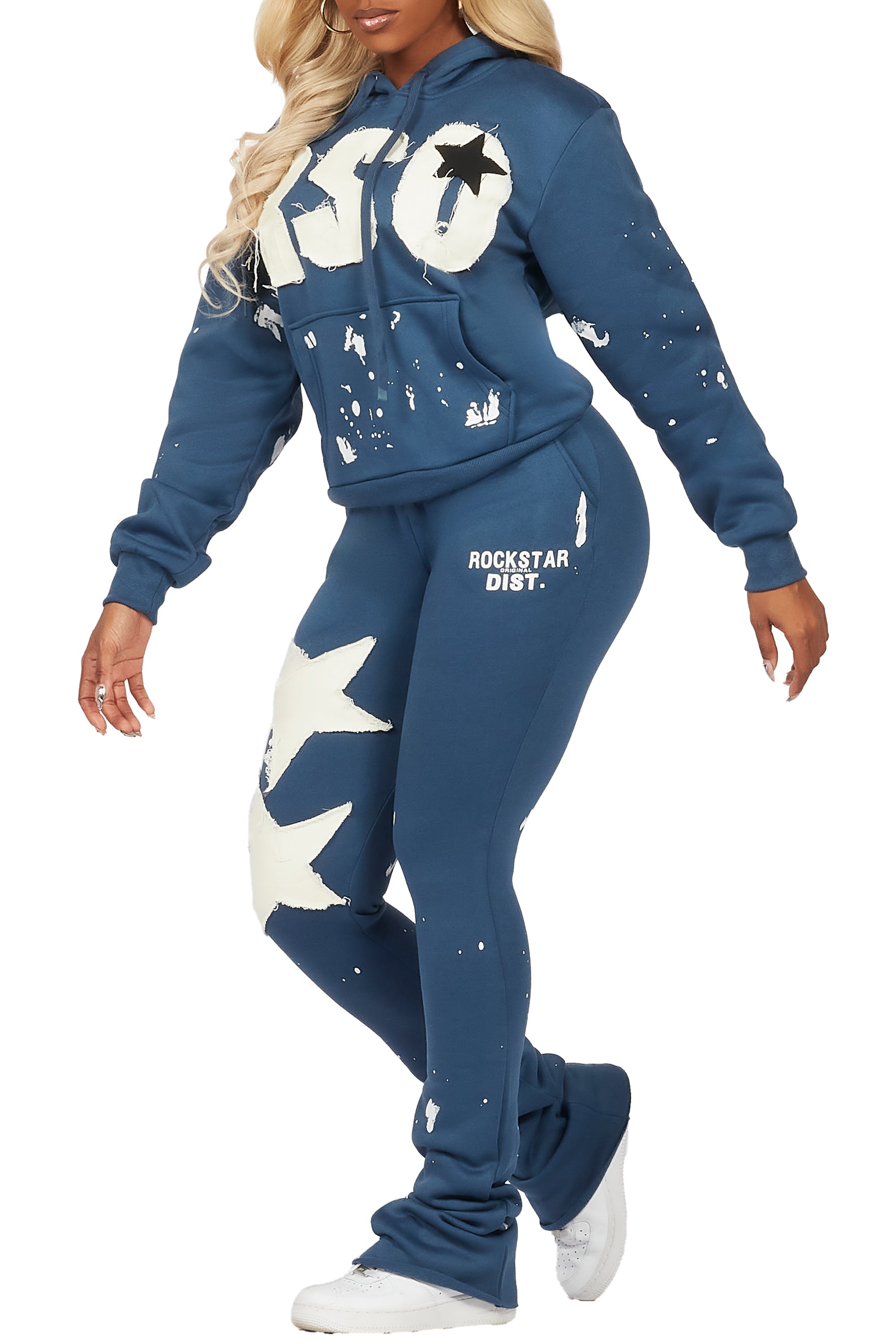 Kymesha Navy Super Stacked Trackset