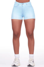 Tamry Blue PU Short