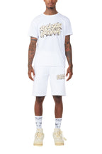 Zustrand White/Cream T-Shirt Short Set