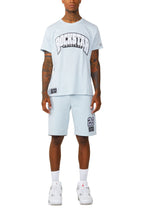 Cameron Baby Blue T-Shirt/Short Set