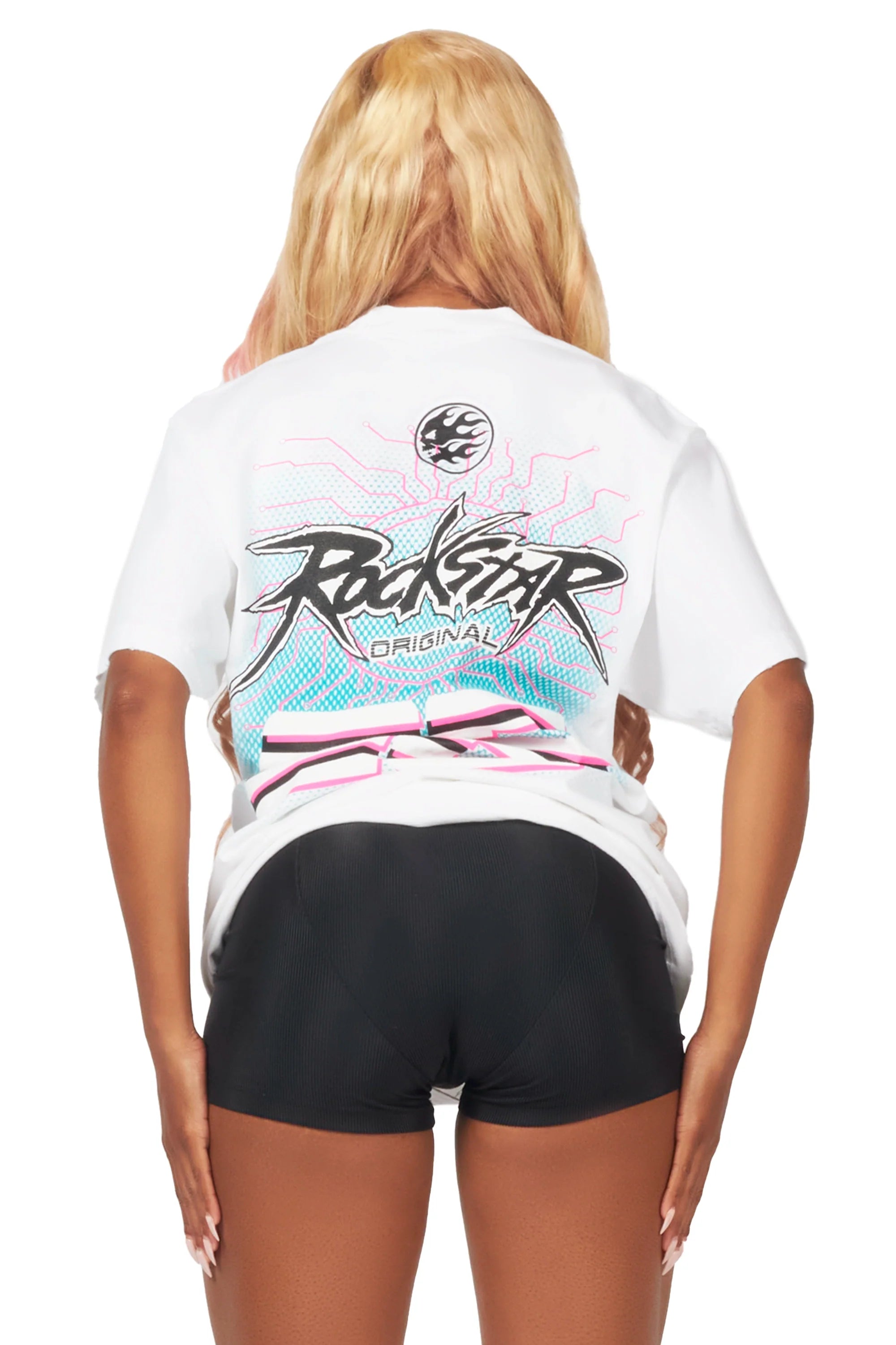 Nene White Mega Oversized T-Shirt