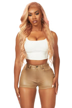 Tamry Tan PU Short