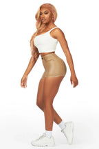 Tamry Tan PU Short