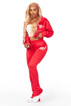 Halloway Red Zip Up Super Stacked Trackset