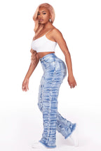 Jhourney Light Wash Baggy Stacked Jean