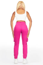 Tamara Pink Painted Jogger Jean