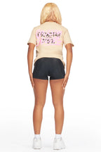 Jamila Beige Oversized T-Shirt