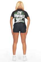 Keyatta Black Oversized T-Shirt