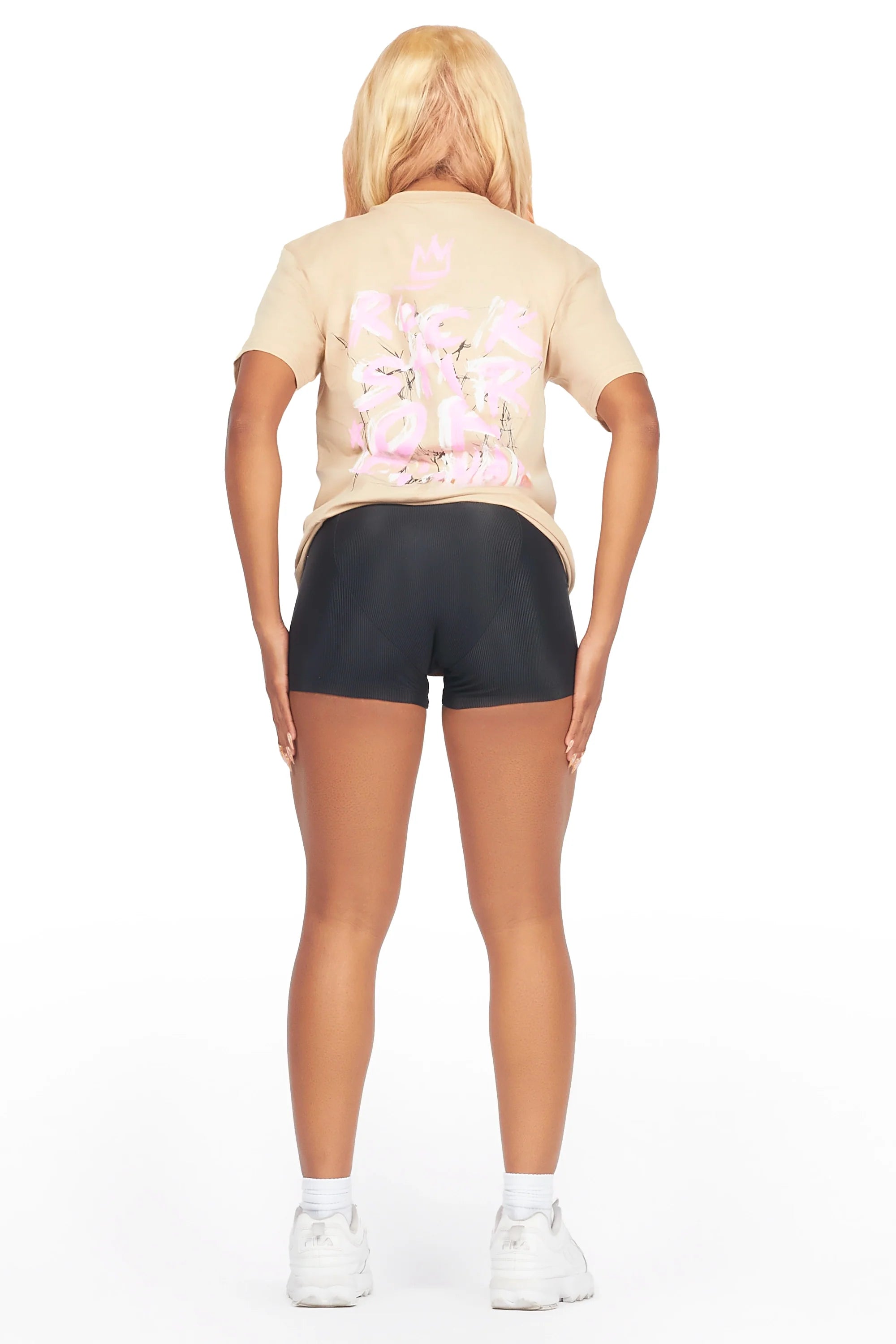 Kaysonti Beige Oversized T-Shirt