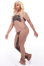 Monique Mocha T-Shirt Trackset