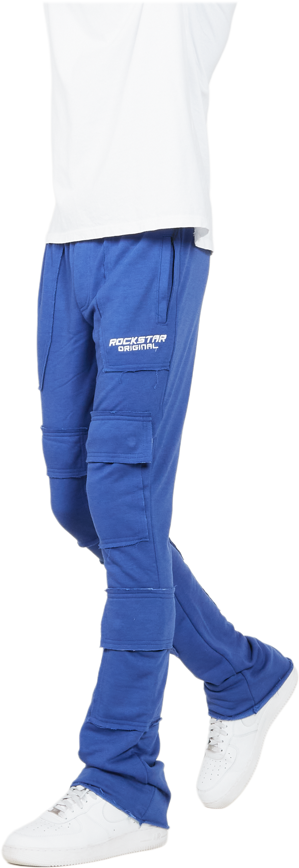 Ezekiel Royal Blue Stacked Flare Pant