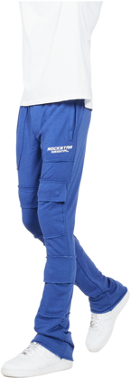 Ezekiel Royal Blue Stacked Flare Pant