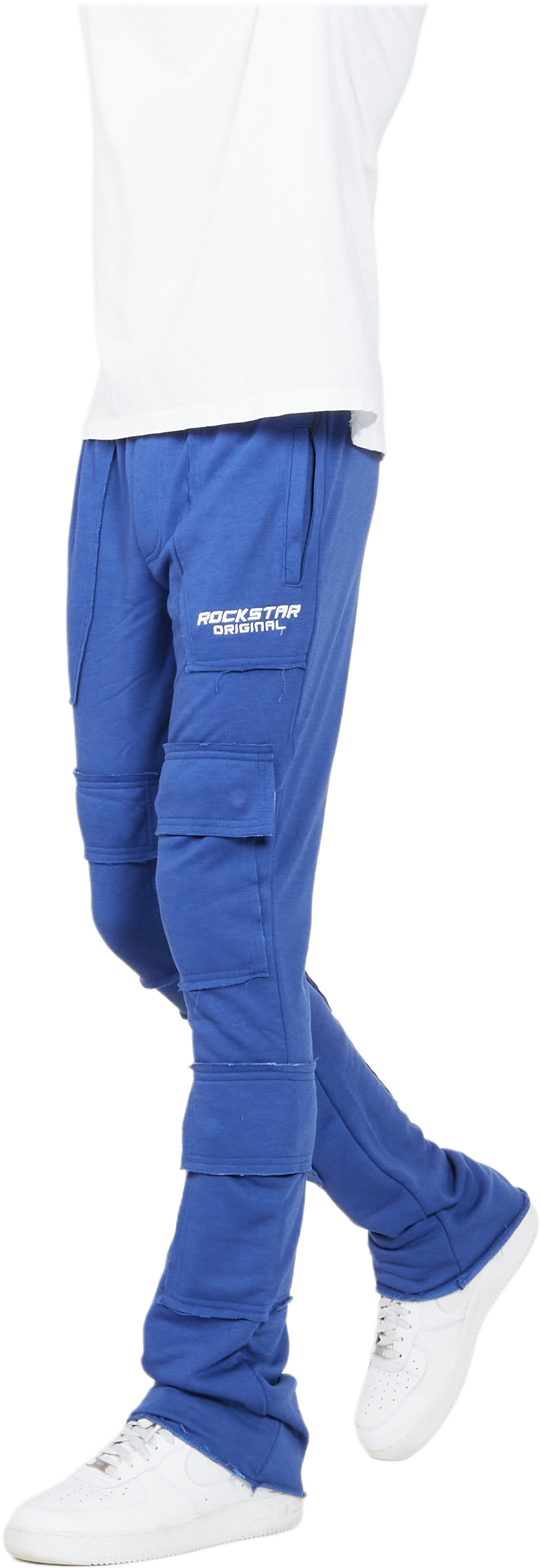 Ezekiel Royal Blue Stacked Flare Pant