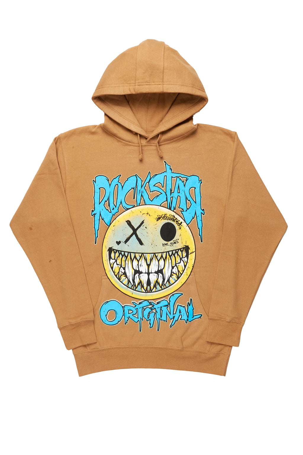 Fraust Beige Graphic Hoodie