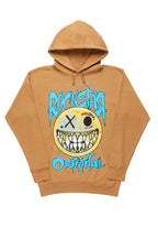 Fraust Beige Graphic Hoodie