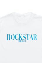 Boys Octavio Printed T-Shirt-White/Blue