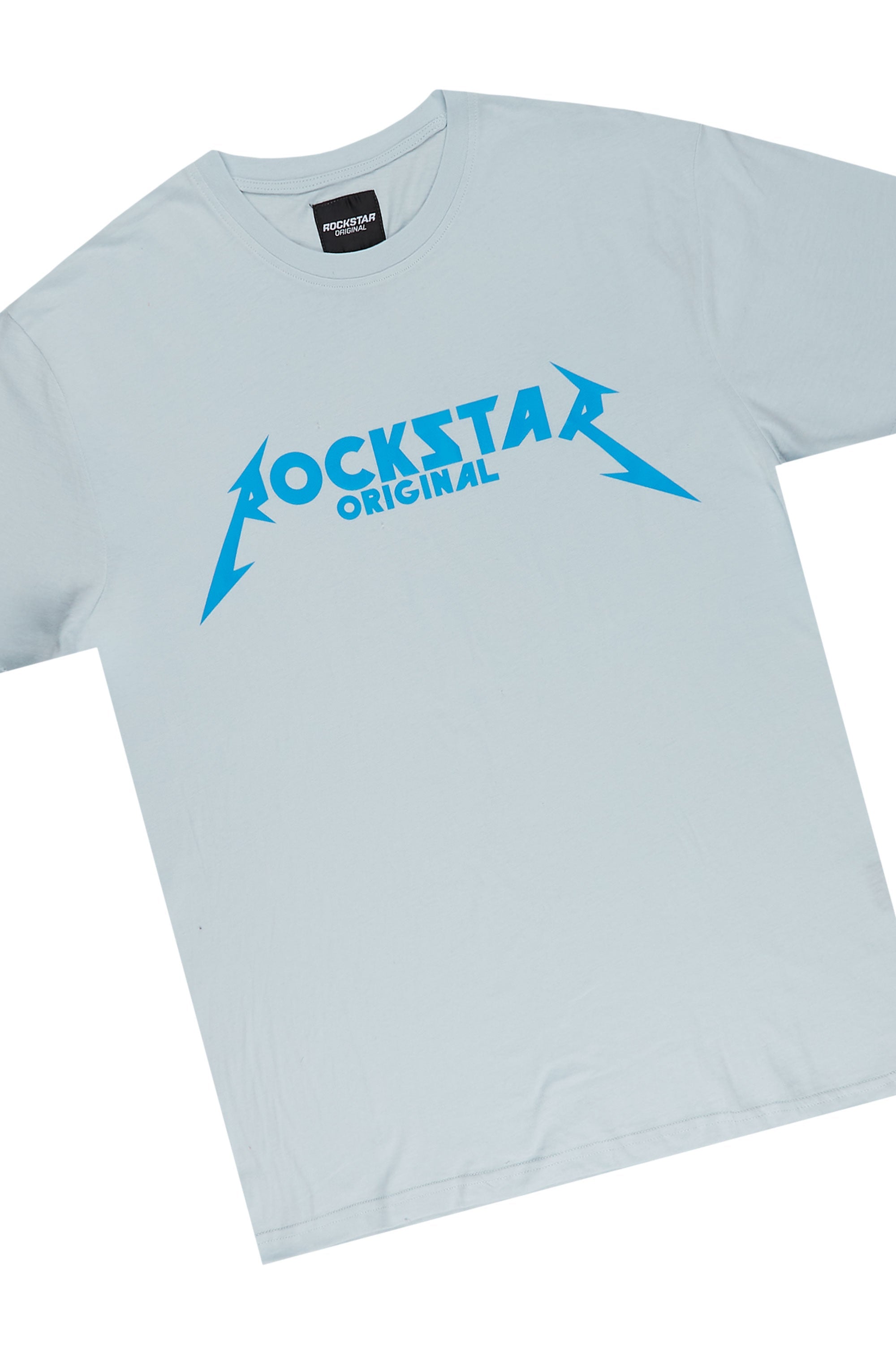 Buck Short Set-Baby Blue/Blue