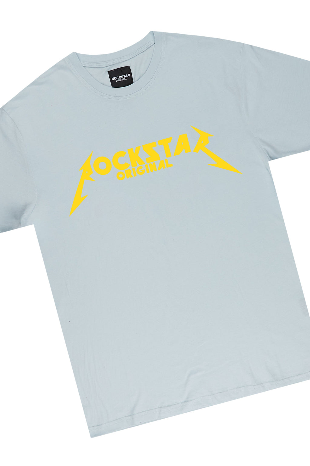 Buck Short Set-Baby Blue/Yellow