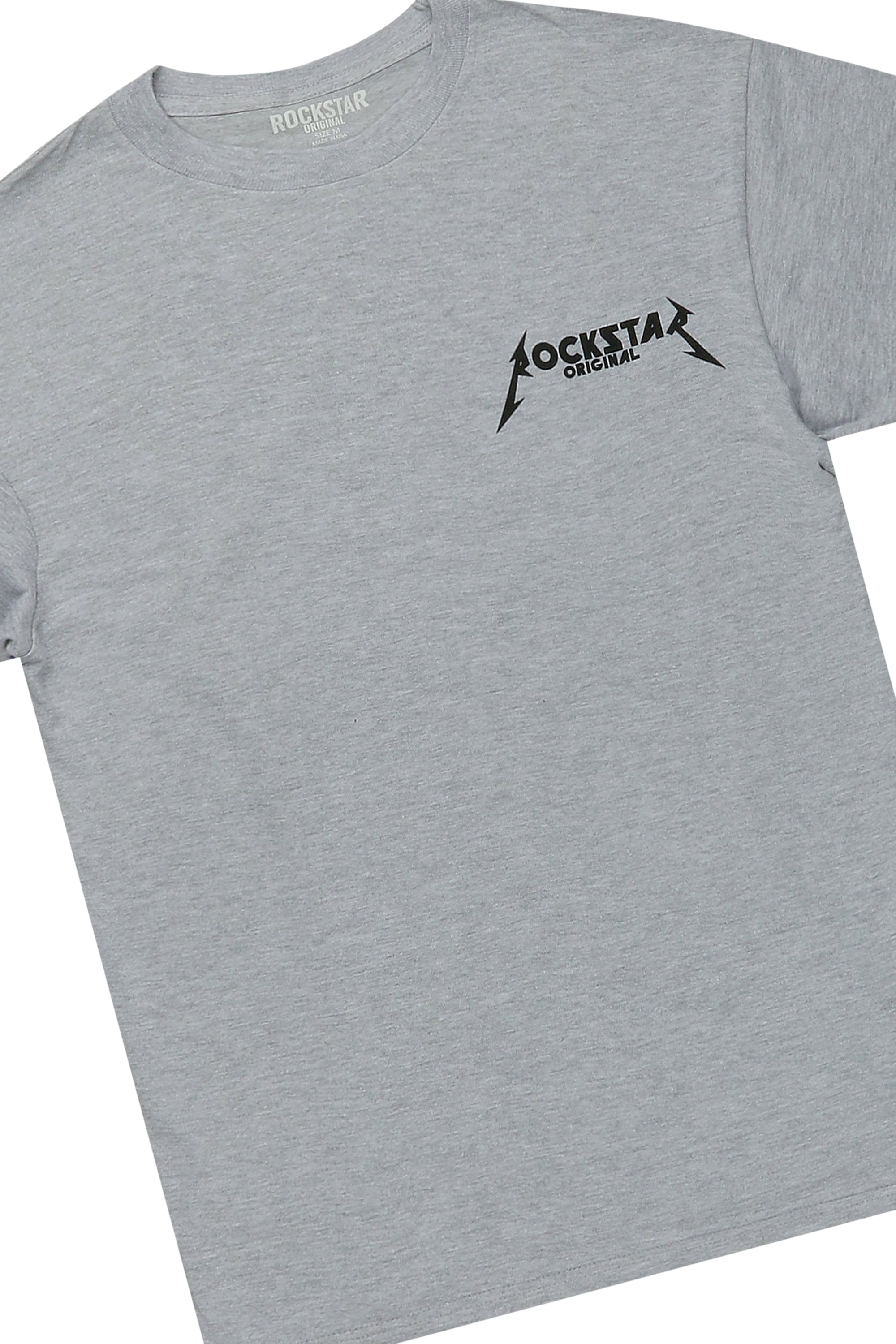 Buck Short Set-Heather Grey